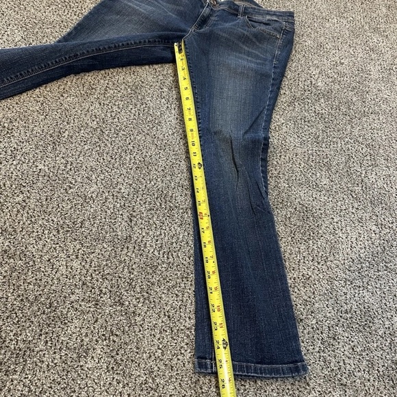 WHBM 8R Ankle Blue Jeans Crystal Studs Design On Pockets R $120 - Picture 14 of 15